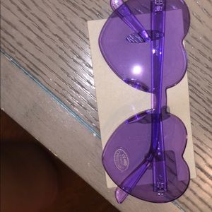 Purple sunglasses